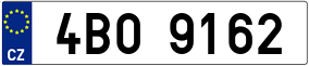 Truck License Plate